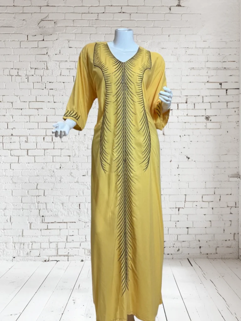 جلابيه مطرزه بعدة ألوان