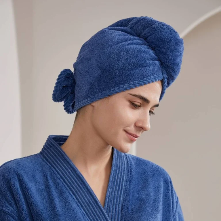 غطاء شعر مودرن أزرق