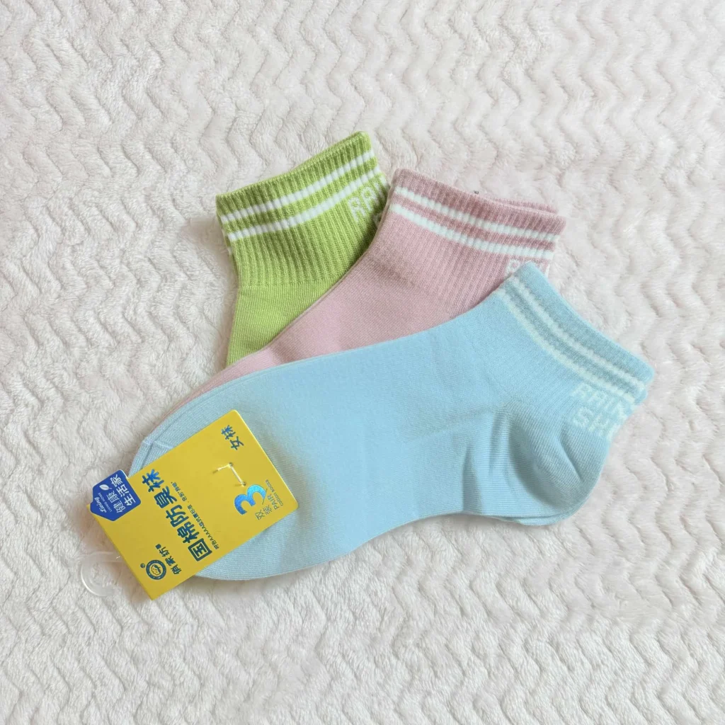 3ازواج من اطقم الجوارب القطنية النسائية