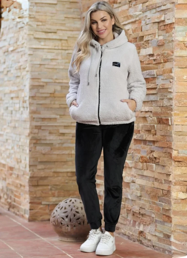 بيجامة قطنية شتوية بتصميم عملي ولمسة فاخرة