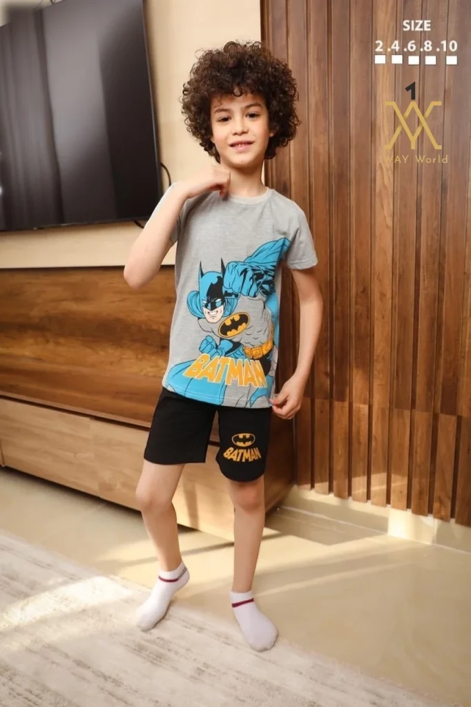 طقم ولادي عصري – 100% قطن