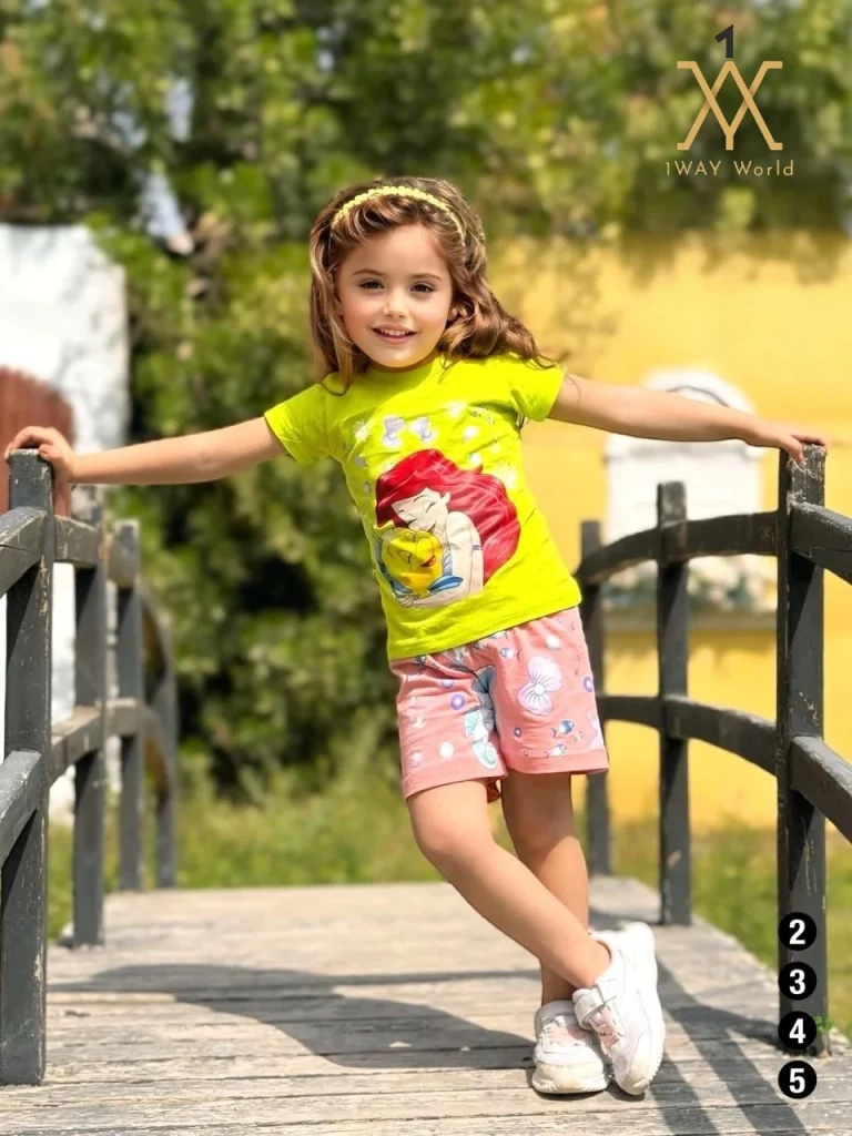 بجامة بنات قطنية 100%