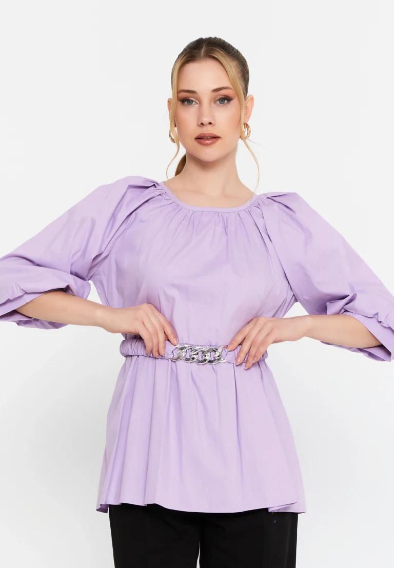 بلوزة تركي نسائية بتصميم أنيق ومريح