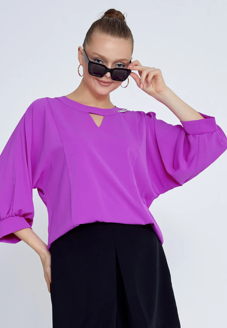 البلوزة أنيقة وعصرية صناعه تركيه