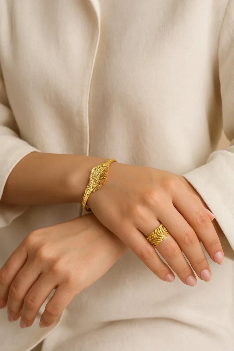 طقم اكسسوار من اسواره وخاتم