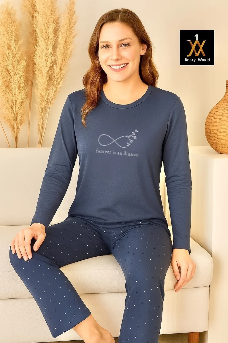 طقم بجامة نسائي تركي