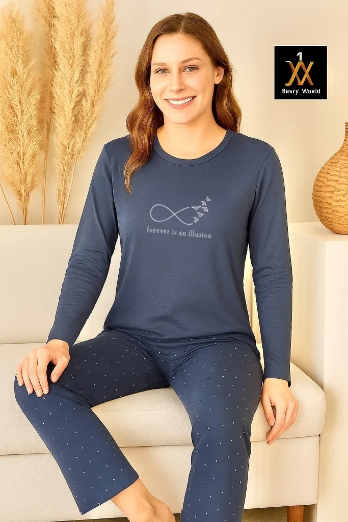 طقم بجامة نسائي تركي