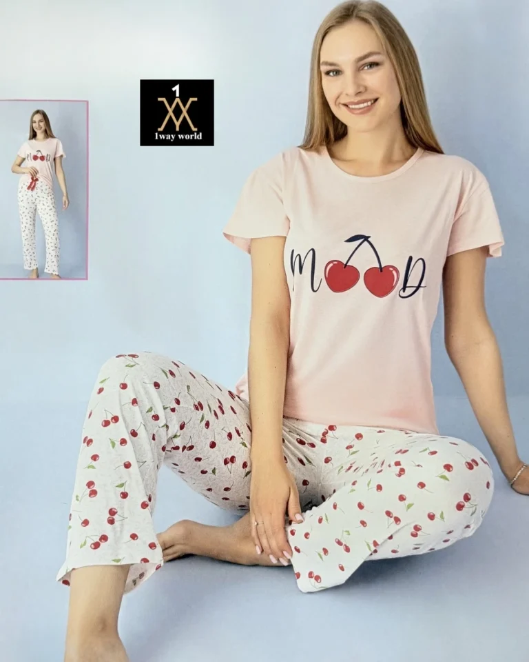 بجامة نسائية تركية – تصميم عصري