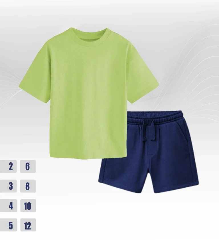 طقم ولادي عملي وأنيق – خامات قطنية مريحة