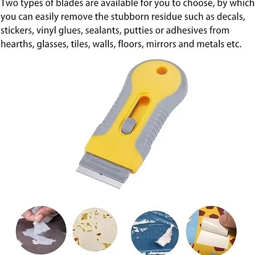 ماكينة حلاقة مع 15 شفرة اضافية، اداة مكشطة قابلة للسحب، اداة تقشير الطلاء، اداة