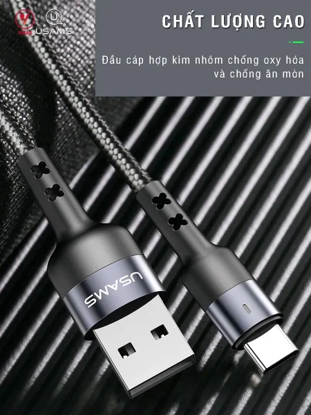 شاحن سلكي مقوى ومرن بمنفذ  type-c
