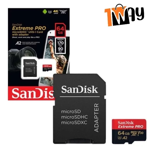 بطاقة مساحة الذاكرة sd ultra micro من sanDisk