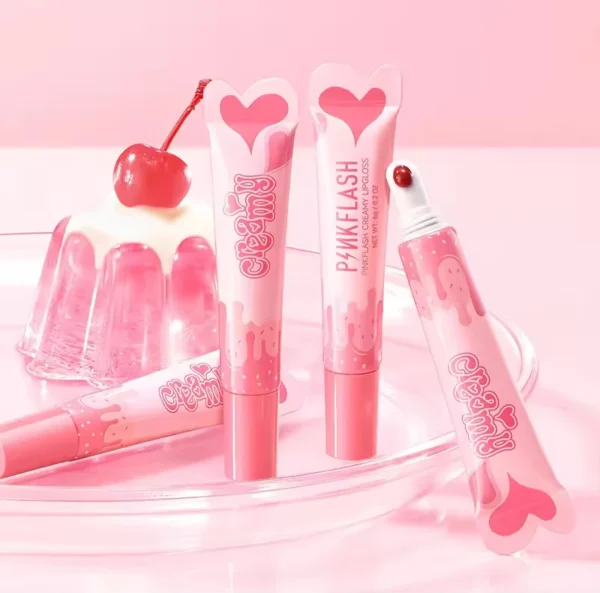 أحمر شفاه قلوس ملمع كريمي بأنبوب – Creamy Lip Glossy