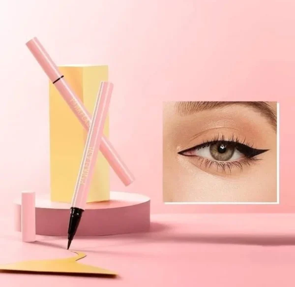 ايلاينر أسود سائل لرسم العين سريع الجفاف – Pink Flash