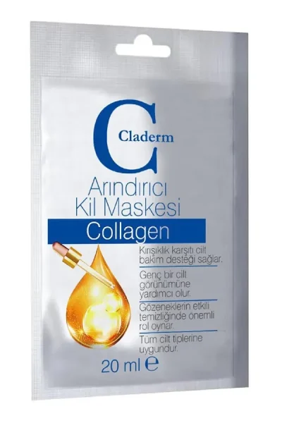 Claderm – قناع طيني معزز بالكولاجين