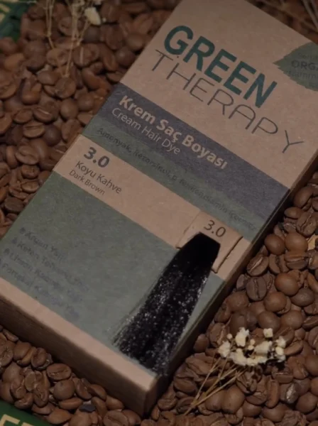 صبغة شعر كريمية Green Therapy – بني داكن 3.0