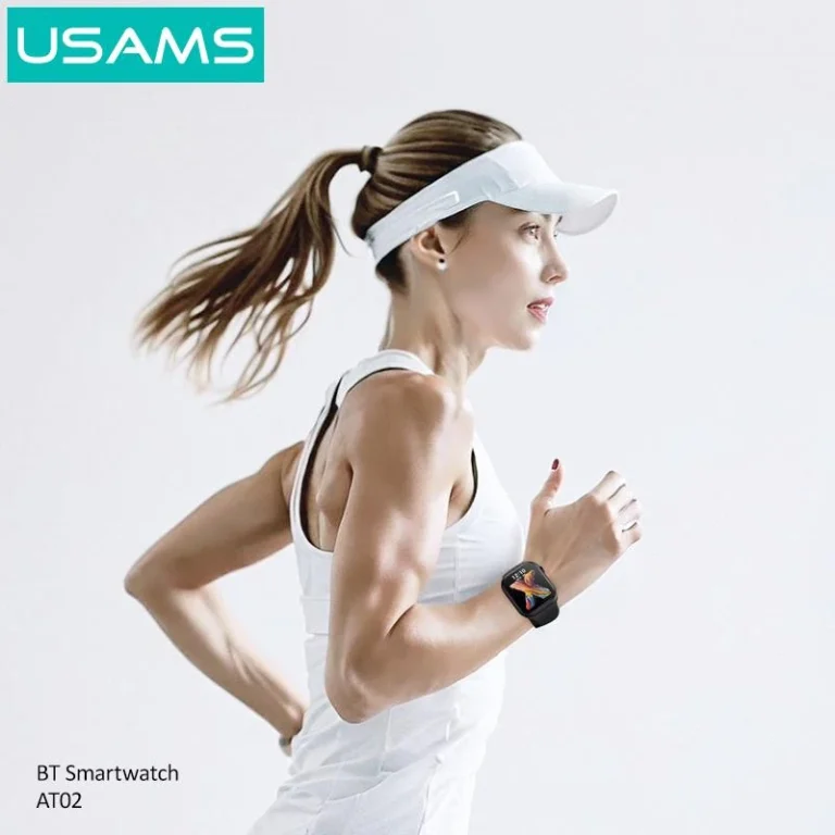 ساعة ذكية USAMS AT02 – أداء متكامل وأناقة يومية