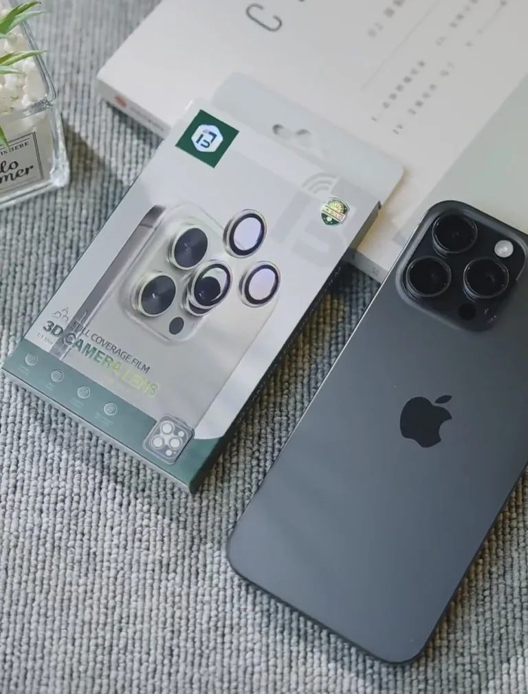 حماية كاميرا 3D بإطار ألومنيوم لجوال iPhone 16 و16 Plus