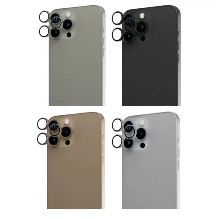 حماية كاميرا 3D بإطار ألومنيوم لـ iPhone 16 Pro و16 Pro Max
