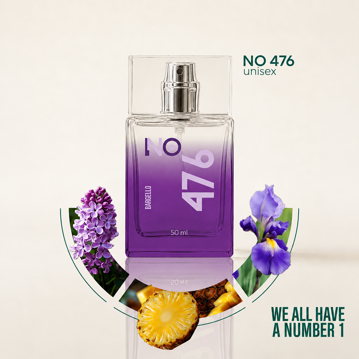 عطر بارجيلو No.476 للجنسين — إصدار هارموني — 50 مل EDP