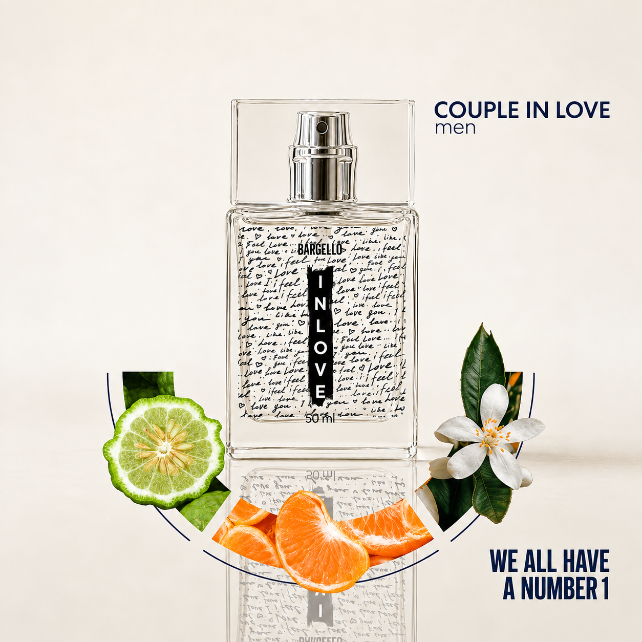 عطر بارجيلو كابل إن لوف Couple in Love للرجال — إصدار هارموني — 50 مل EDP