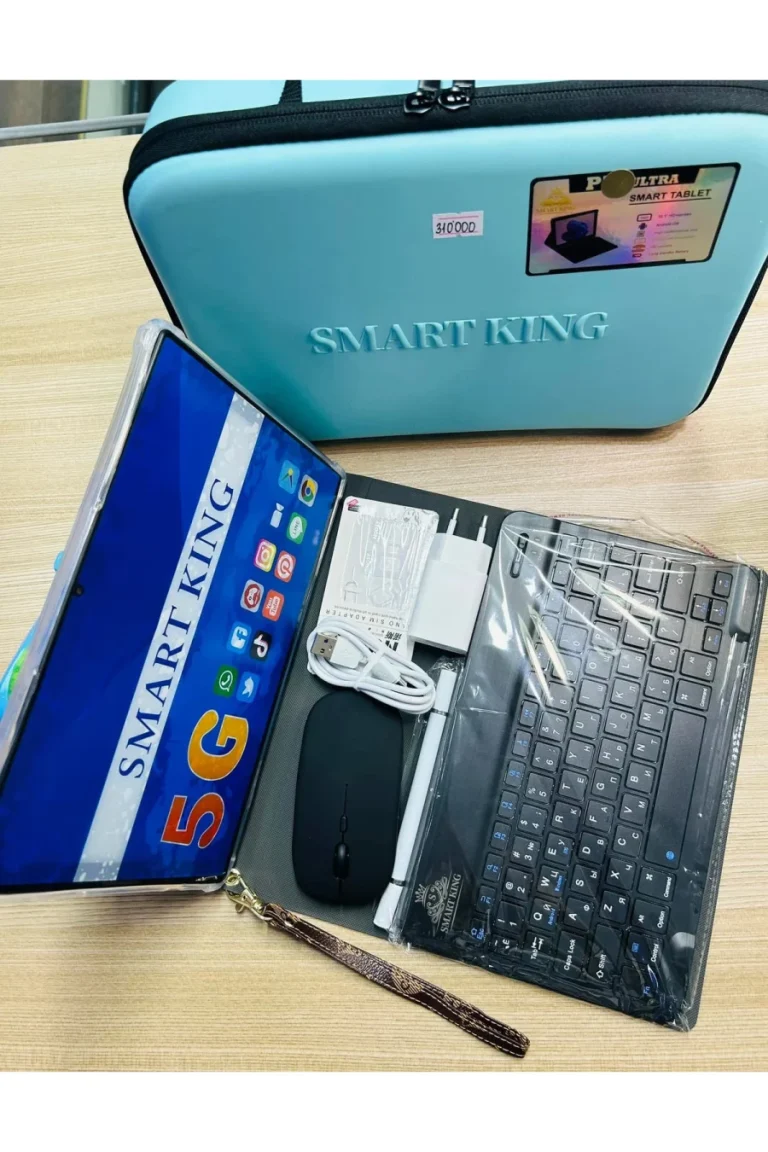 تابلت SMART KING S33 Ultra Pro بشاشة 18 إنش وتخزين 512GB – أسود